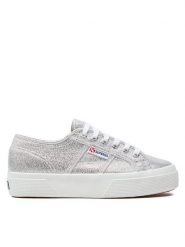 Superga Tenisówki 2740 Szary. Szare trampki Superga, bez wzorów, ze skóry, bez zapięcia. Za 239.99 zł.