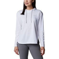 Bluza damska Columbia Sun Trek z kapturem. Białe bluzy Columbia, na lato, s, bez wzorów, z bawełny, z kapturem. Za 280.00 zł.