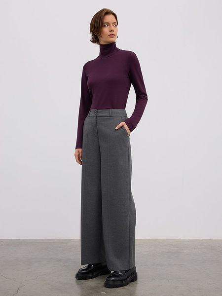 BGN Spodnie w kolorze antracytowym rozmiar: 40. Czarne spodnie materiałowe BGN, na imprezę, bez wzorów, z materiału, z podwyższonym stanem. Za 152.98 zł.