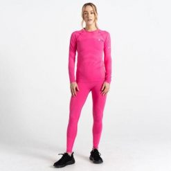 Legginsy termoaktywne damskie DARE2B Baselayer. Czerwone legginsy Dare 2b, s, bez wzorów, z materiału, długie. Za 60.49 zł.