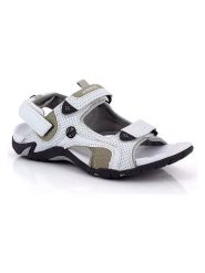 Kimberfeel Sandały "Scala" w kolorze białym rozmiar: 37. Białe sandały Kimberfeel, bez wzorów, klasyczne, z otwartym noskiem, bez obcasa, bez zapięcia. Za 121.99 zł.