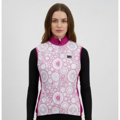 Lekka wiatrówka multisportowa damska MISTRALE. Białe kurtki sportowe C-LAB, bez wzorów, bez kaptura, do biegania. Za 329.17 zł.