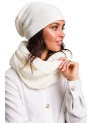 Be Wear Szal-koło w kolorze kremowym - 60 x 38 cm rozmiar: onesize. Brązowe szaliki Be Wear, bez wzorów, z materiału. Za 68.45 zł.