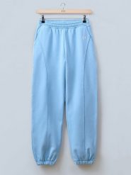 LeGer Spodnie dresowe "Nora" w kolorze błękitnym rozmiar: 36. Niebieskie spodnie dresowe LeGer, bez wzorów, z bawełny. Za 197.17 zł.