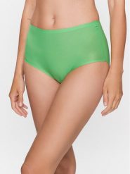 Chantelle Figi klasyczne z wysokim stanem Soft Stretch C26470 Zielony. Zielone figi Chantelle, bez wzorów, z syntetyku. Za 69.99 zł.