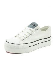 Natural world Sneakersy w kolorze białym rozmiar: 40. Białe trampki Natural World, bez wzorów, bez zapięcia. Za 113.99 zł.