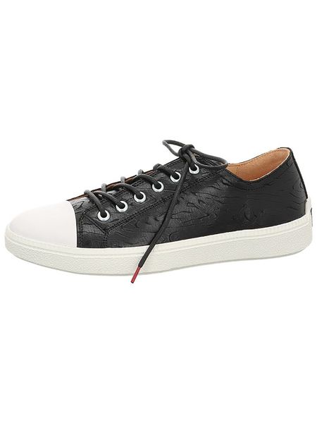 Think! Skórzane sneakersy w kolorze czarnym rozmiar: 36. Czarne trampki Think!, bez wzorów, bez zapięcia. Za 205.93 zł.