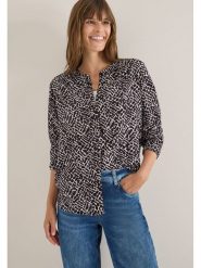 Cecil Bluzka w kolorze fioletowym rozmiar: XS. Różowe bluzki Cecil, s, bez wzorów, z wiskozy, klasyczne, bez kołnierzyka, bez ramiączek. Za 96.14 zł.