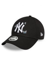 New Era Czapka z daszkiem Icon 9Forty New York Yankees 60595344 Czarny. Czarne czapki New Era, bez wzorów, z bawełny. Za 89.99 zł.