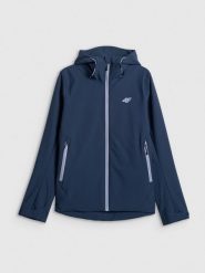 4F Kurtka przejściowa membrana 5000 damska - granatowa M. Niebieskie kurtki 4f, na jesień, l, bez wzorów, bez kaptura. Za 299.99 zł.