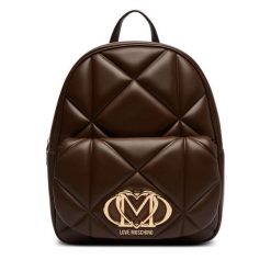 Plecak LOVE MOSCHINO. Brązowe plecaki Love Moschino, bez wzorów. Za 1,059.00 zł.