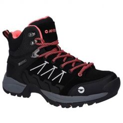 Buty trekkingowe damskie Hi-Tec V-lite Orion Mid Wp. Czarne trekkingi Hi-tec, z gumy, za kostkę, trekkingowe. Za 589.00 zł.