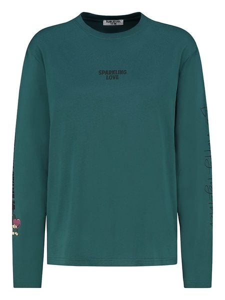 Sublevel Koszulka w kolorze morskim rozmiar: XL. Niebieskie bluzki Sublevel, xl, bez wzorów, z bawełny, bez kołnierzyka, bez ramiączek. Za 66.00 zł.