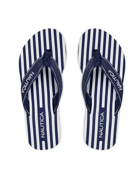 Nautica Japonki CEO-808458 Granatowy. Niebieskie klapki Nautica, bez wzorów, z materiału, bez obcasa. Za 69.99 zł.
