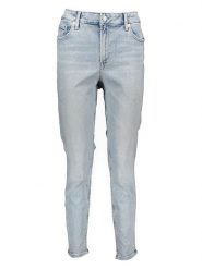 GAP Dżinsy - Skinny fit - w kolorze błękitnym rozmiar: W28. Niebieskie jeansy GAP, bez wzorów, z podwyższonym stanem. Za 79.03 zł.