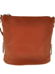 Lia Biassoni Skórzana torebka w kolorze jasnobrązowym - 19 x 21 x 10 cm rozmiar: onesize. Brązowe torby na ramię Lia Biassoni, bez wzorów, z materiału, na ramię, bez dodatków. Za 165.99 zł.