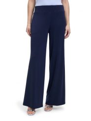 Vera Mont Spodnie w kolorze granatowym rozmiar: 48. Niebieskie spodnie materiałowe Vera Mont, bez wzorów, z materiału. Za 173.99 zł.