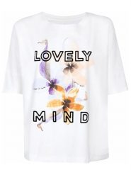 LIEBLINGSSTÜCK Koszulka "Dacina" w kolorze białym rozmiar: 3XL. Białe bluzki LIEBLINGSSTÜCK, xl, bez wzorów, bez kołnierzyka, bez ramiączek. Za 122.38 zł.