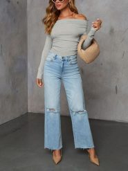 LA Angels Koszulka w kolorze szarym rozmiar: S. Szare bluzki LA Angels, s, bez wzorów, bez kołnierzyka, bez ramiączek. Za 113.99 zł.