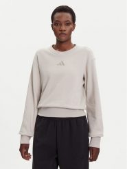 Adidas Bluza ALL SZN French Terry JV9816 Beżowy Regular Fit. Brązowe bluzy Adidas, xl, bez wzorów, z bawełny, bez kaptura. Za 239.99 zł.