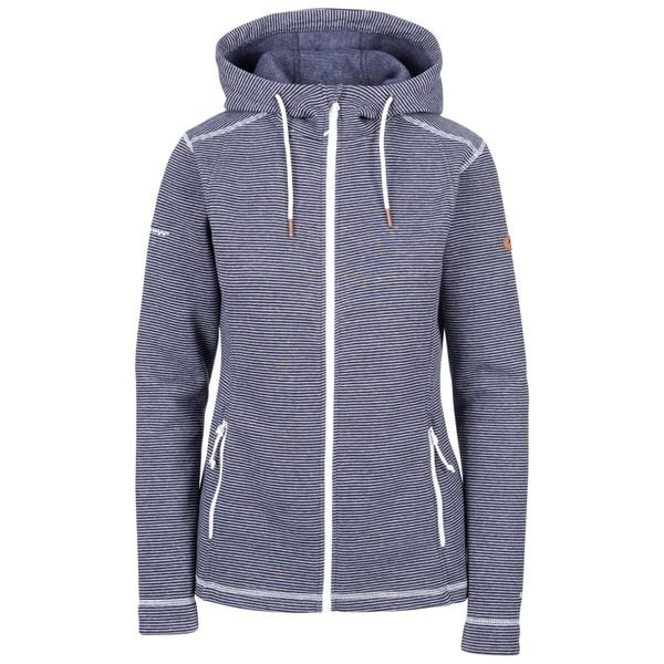 Bluza damska z kapturem Trespass Rootless. Niebieskie bluzy Trespass, xl, bez wzorów, z polaru, z kapturem. Za 191.65 zł.
