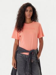 Kappa T-Shirt Frega 351M1KW Pomarańczowy Regular Fit. Brązowe t-shirty Kappa, l, bez wzorów, z bawełny, bez kołnierzyka, bez ramiączek. Za 59.99 zł.