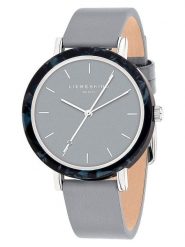 Liebeskind Zegarek kwarcowy w kolorze szaro-czarnym rozmiar: onesize. Szare, analogowe zegarki Liebeskind, ze stali. Za 347.99 zł.
