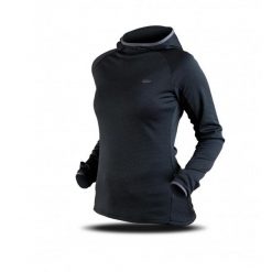 Bluza Trimm VERONA. Czarne bluzy TRIMM, na zimę, bez wzorów, z dzianiny, z kapturem. W wyprzedaży za 90.44 zł.