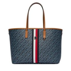 Torebka Tommy Hilfiger. Niebieskie torebki klasyczne TOMMY HILFIGER, bez wzorów, bez dodatków. Za 849.99 zł.