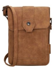 Beagles Torebka w kolorze jasnobrązowym na telefon - 13 x 19 x 3 cm rozmiar: onesize. Brązowe torby na ramię Beagles, bez wzorów, z materiału, przez ramię, bez dodatków. Za 109.00 zł.