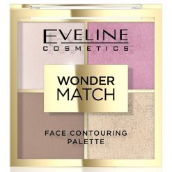 Eveline Cosmetics Wonder Match Paleta do konturowania twarzy, 02 Konturowanie twarzy 10 g. Palety cieni Eveline Cosmetics. Za 54.16 zł.
