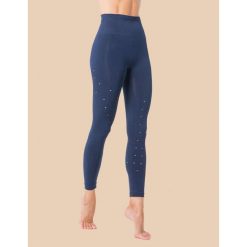 Legginsy sportowe FIR Namaste Technology. Niebieskie legginsy Anaissa, s, bez wzorów, z poliamidu. Za 250.00 zł.