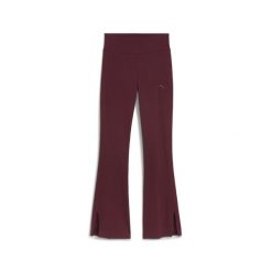 Damskie rozkloszowane legginsy HER z wysokim stanem PUMA. Czerwone legginsy sportowe Puma, l, bez wzorów, z podwyższonym stanem, na fitness i siłownię. Za 159.00 zł.