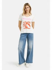 Milano Italy Koszulka w kolorze białym rozmiar: XXL. Białe bluzki Milano Italy, xxl, bez wzorów, bez kołnierzyka, bez ramiączek. Za 86.99 zł.