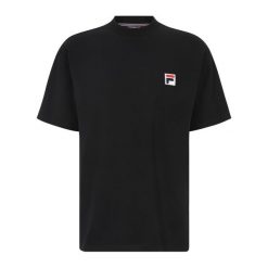 Koszulka FILA Blans Loose. Czarne koszulki sportowe Fila, bez wzorów, bez ramiączek. Za 119.99 zł.