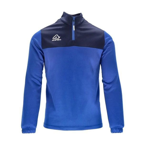 Bluza z zamkiem 1/2 Acerbis Harpaston. Niebieskie bluzy ACERBIS, xl, bez wzorów, z materiału, bez kaptura. Za 211.50 zł.