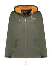 Geographical Norway Kurtka przejściowa w kolorze khaki rozmiar: S. Brązowe kurtki Geographical Norway, s, bez wzorów, bez kaptura. Za 96.83 zł.