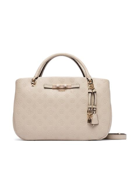 Guess Torebka HWPD22 25060 Kremowy. Białe torebki klasyczne Guess, z aplikacjami, ze skóry, bez dodatków. Za 634.99 zł.