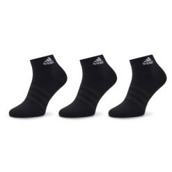 Skarpety stopki unisex Adidas 3 pary. Czarne skarpety Adidas, bez wzorów. Za 50.00 zł.
