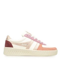 Sneakersy damskie Gola Grandslam Quad. Białe obuwie sportowe Gola, bez zapięcia. Za 470.50 zł.