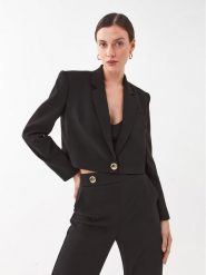 Pinko Marynarka Spencer 101692 A14I Czarny Regular Fit. Czarne marynarki i żakiety Pinko, bez wzorów, z syntetyku. Za 1,669.00 zł.