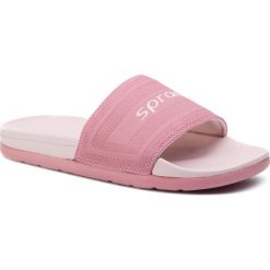 Klapki basenowe SPRANDI WP75-17331. Niebieskie klapki Sprandi, bez wzorów, bez obcasa. Za 59.99 zł.