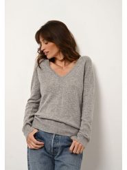 Just Cashmere Kaszmirowy sweter "Phoebe" w kolorze szarym rozmiar: XXL. Szare swetry Just Cashmere, xxl, bez wzorów, z kaszmiru, bez ramiączek. Za 314.01 zł.