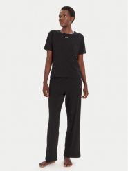 BOSS Piżama 50545568 Czarny Regular Fit. Czarne piżamy Boss, bez wzorów, z bawełny, bez ramiączek. Za 549.99 zł.