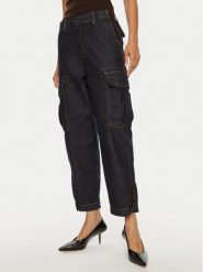 Pinko Jeansy Sonata 103856 A20N Granatowy Wide Leg. Niebieskie jeansy Pinko, bez wzorów. Za 669.99 zł.