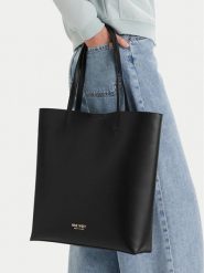 Nine West Torebka CEO-Elarx-LDA8545 Czarny. Czarne shopper Nine West, bez wzorów, z materiału, bez dodatków. Za 199.99 zł.