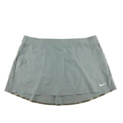 Second life - Szarawe mini spódnice golfowe dla kobiet Nike - Jak nowy. Brązowe spódnice Nike, bez wzorów, sportowe, mini, sportowe. Za 84.56 zł.