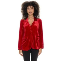 Odzież sportowa z kieszenie na co dzień na siłownię. Czerwona kurtki sportowe LEONE 1947 APPAREL, bez wzorów, bez kaptura, na fitness i siłownię. Za 218.92 zł.