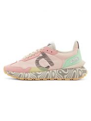 DUUO Sneakersy "Sensei Moon 117" w kolorze jasnoróżowo-zielonym rozmiar: 41. Różowe trampki DUUO, bez wzorów, bez zapięcia. Za 221.15 zł.