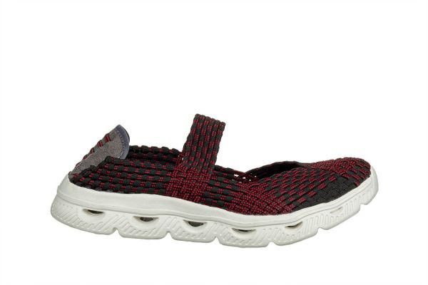 Półbuty Rock Django Coq 032030, Bordowy, Materiał - 37. Czerwone obuwie sportowe Rock Spring, na lato, z materiału, bez zapięcia. W wyprzedaży za 152.10 zł.